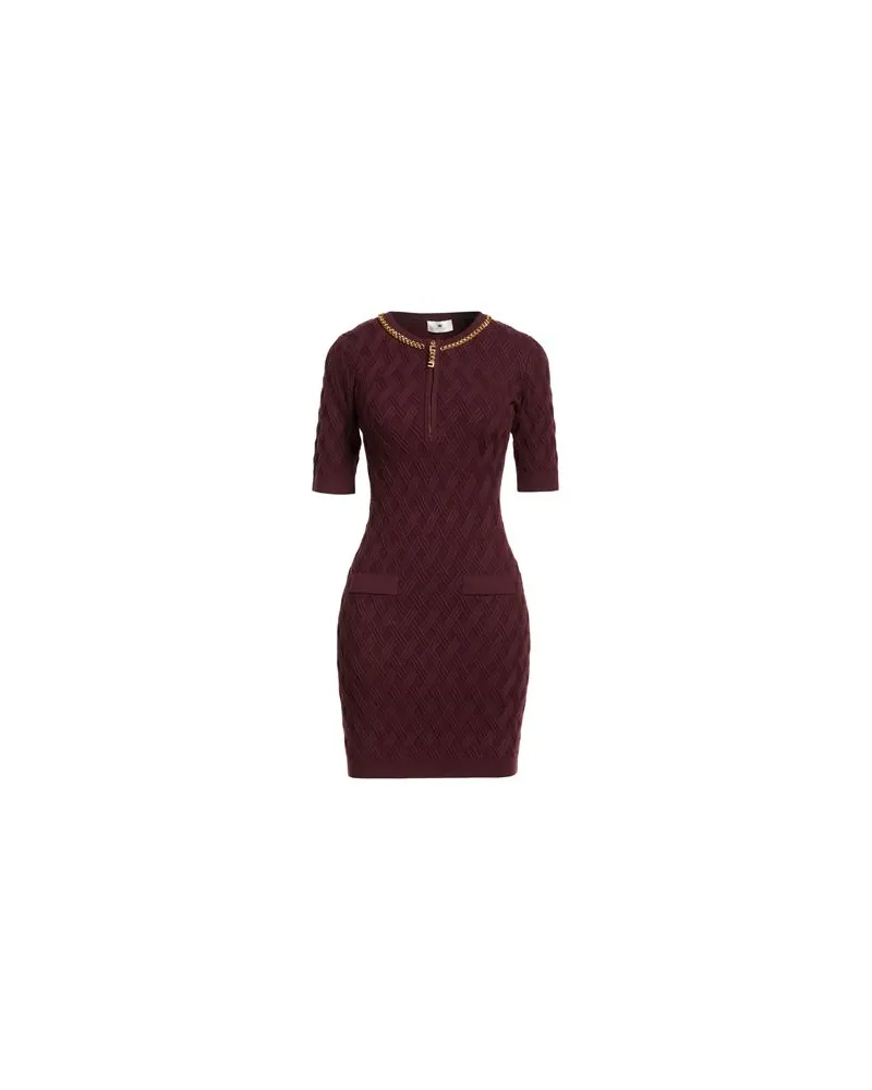 Elisabetta Franchi KLEIDER - Mini-Kleiderauf YOOX.COM Bordeaux