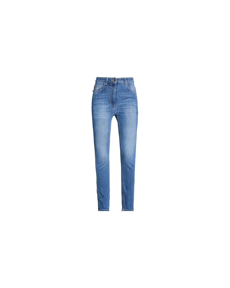 Elisabetta Franchi HOSEN & RÖCKE - Jeanshosenauf YOOX.COM Blau
