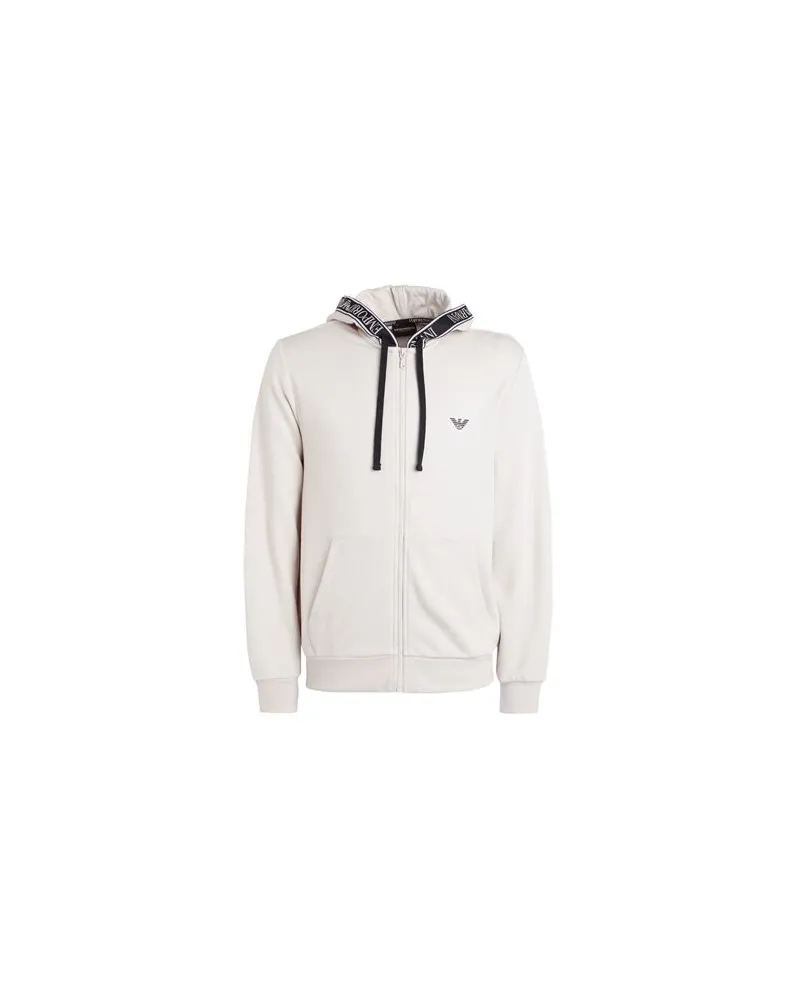 Emporio Armani TOPS - Sweatshirtsauf YOOX.COM Cremeweiß