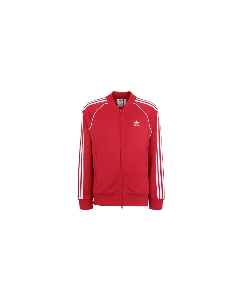 adidas SST TT P BLUE   - TOPS - Sweatshirtsauf YOOX.COM Rot