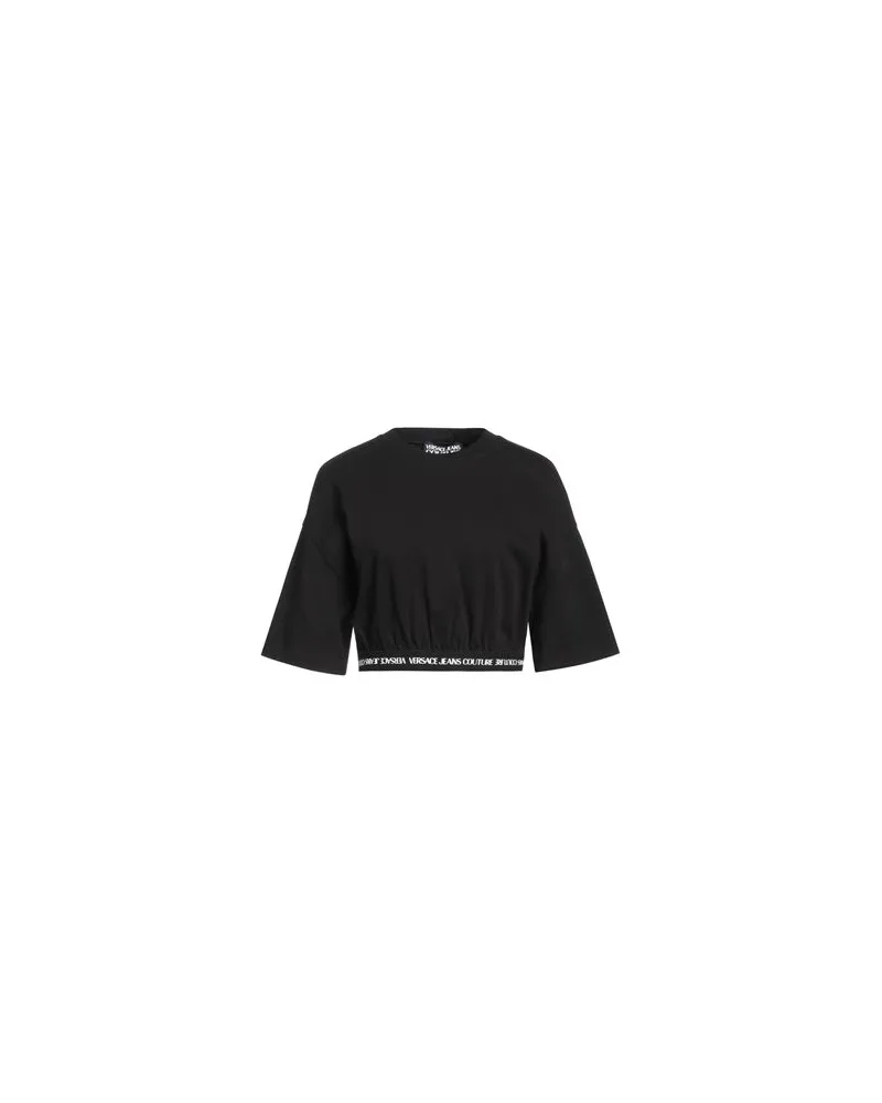 Versace Jeans TOPS - Sweatshirtsauf YOOX.COM Schwarz