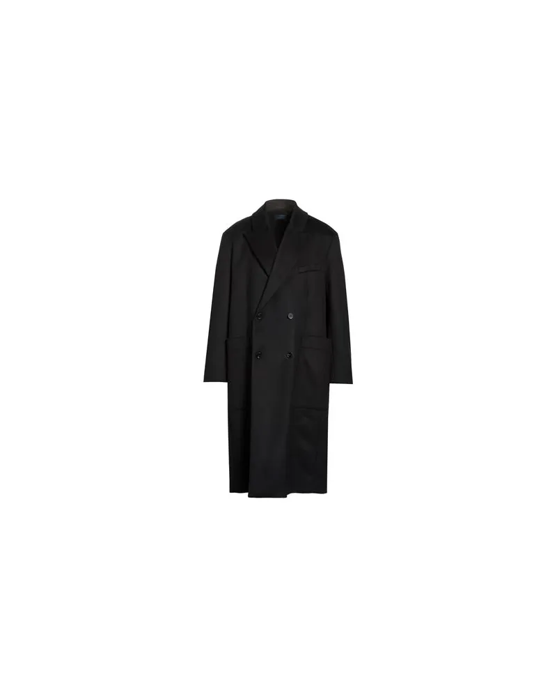 Paltò GUARDAROBA GANZO PANNO CACHEMIRE  - JACKEN & MÄNTEL - Mäntelauf YOOX.COM Schwarz