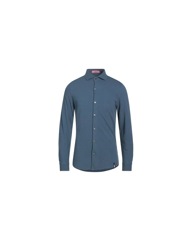 Drumohr  TOPS - Hemdenauf YOOX.COM Taubenblau