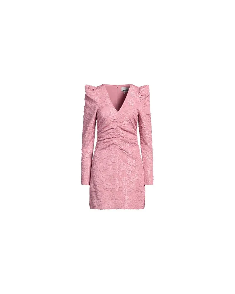 Ganni KLEIDER - Mini-Kleiderauf YOOX.COM Rosa