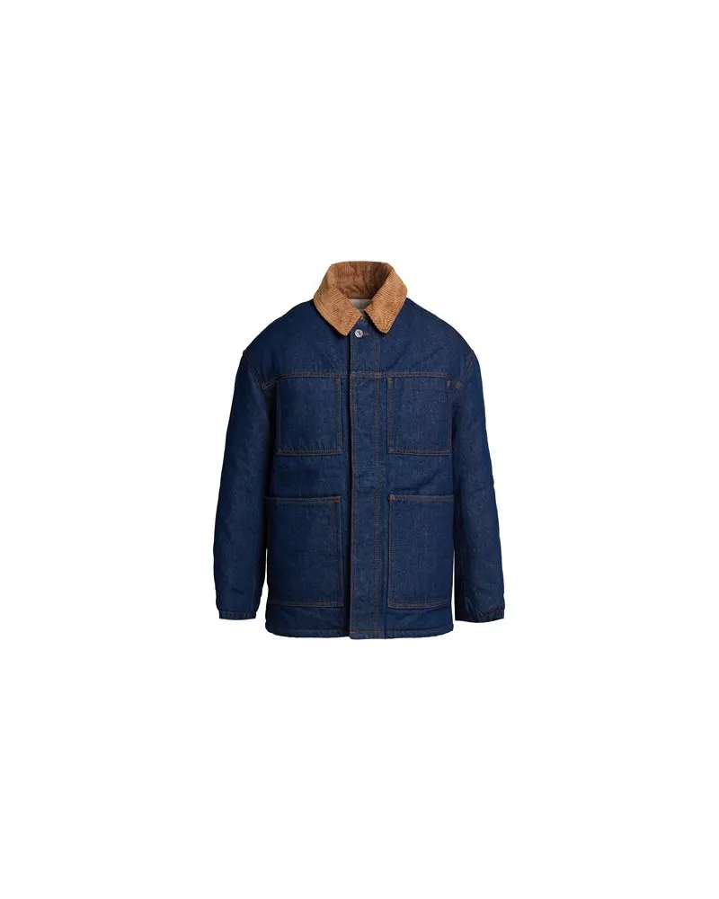 AMI Paris JACKEN & MÄNTEL - Jeansjacken/Mäntelauf YOOX.COM Blau