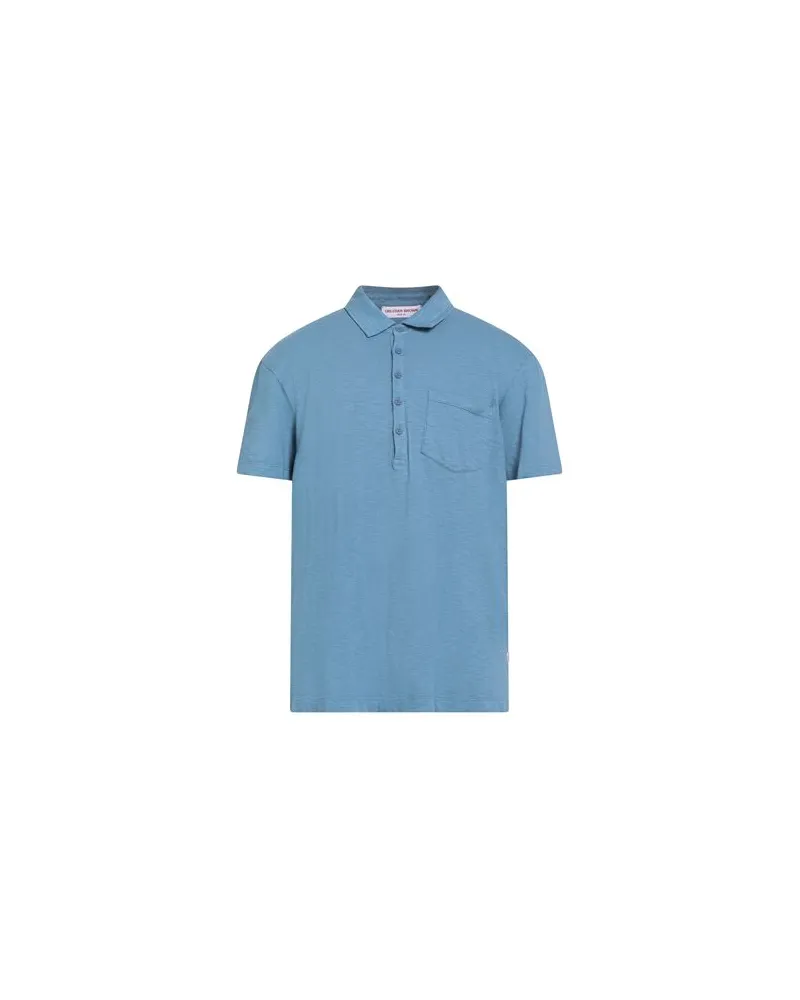 Orlebar Brown TOPS - Poloshirtsauf YOOX.COM Taubenblau