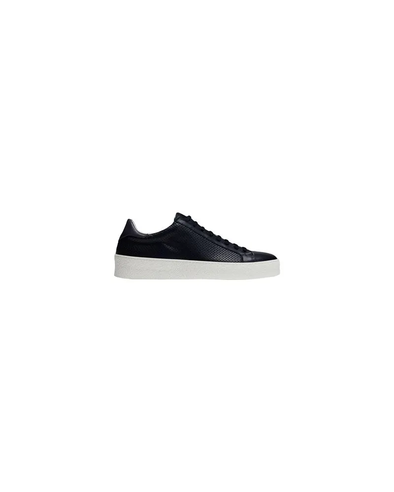 8 by Yoox LEATHER LOW-TOP SNEAKER  - SCHUHE - Sneakersauf YOOX.COM Nachtblau