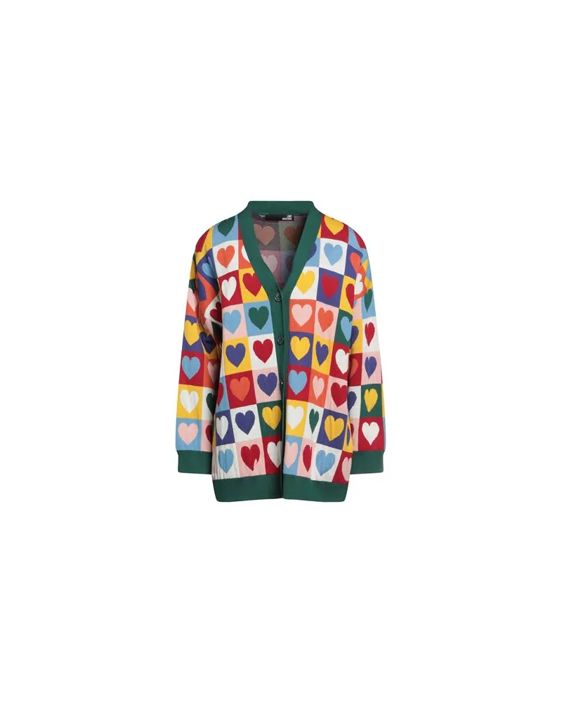 Moschino STRICKWAREN - Strickjackenauf YOOX.COM Grün