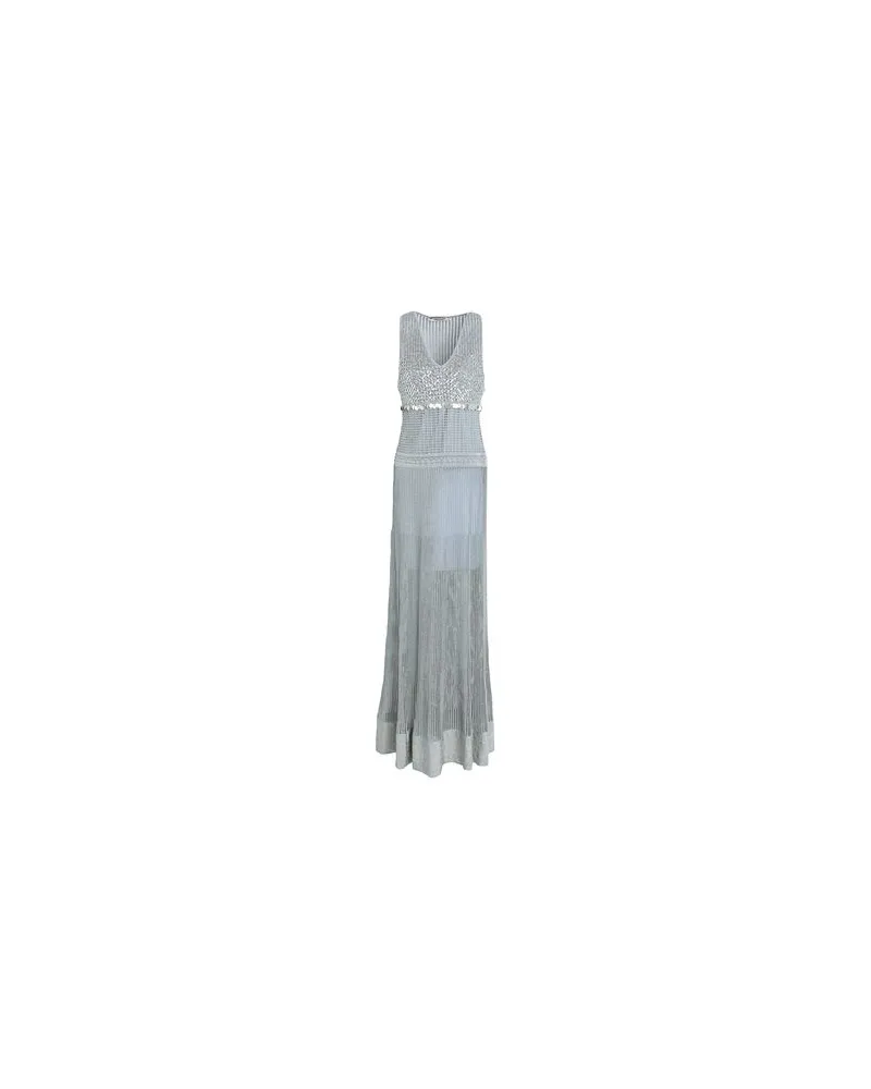 Roberto Cavalli KLEIDER - Maxi-Kleiderauf YOOX.COM Silber