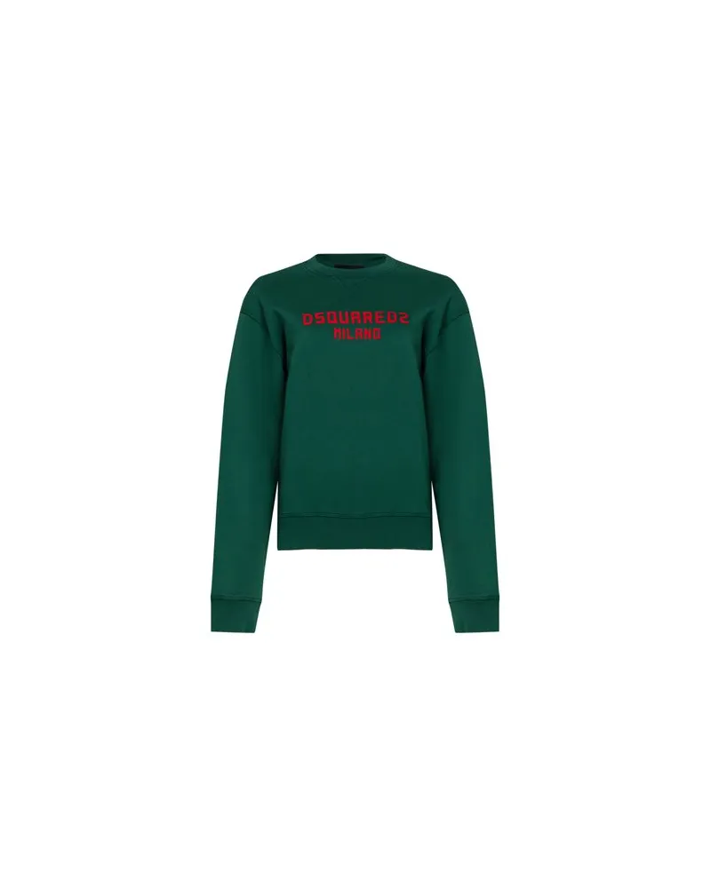 Dsquared2 TOPS - Sweatshirtsauf YOOX.COM Grün