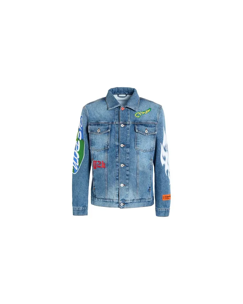 Heron Preston JACKEN & MÄNTEL - Jeansjacken/Mäntelauf YOOX.COM Blau
