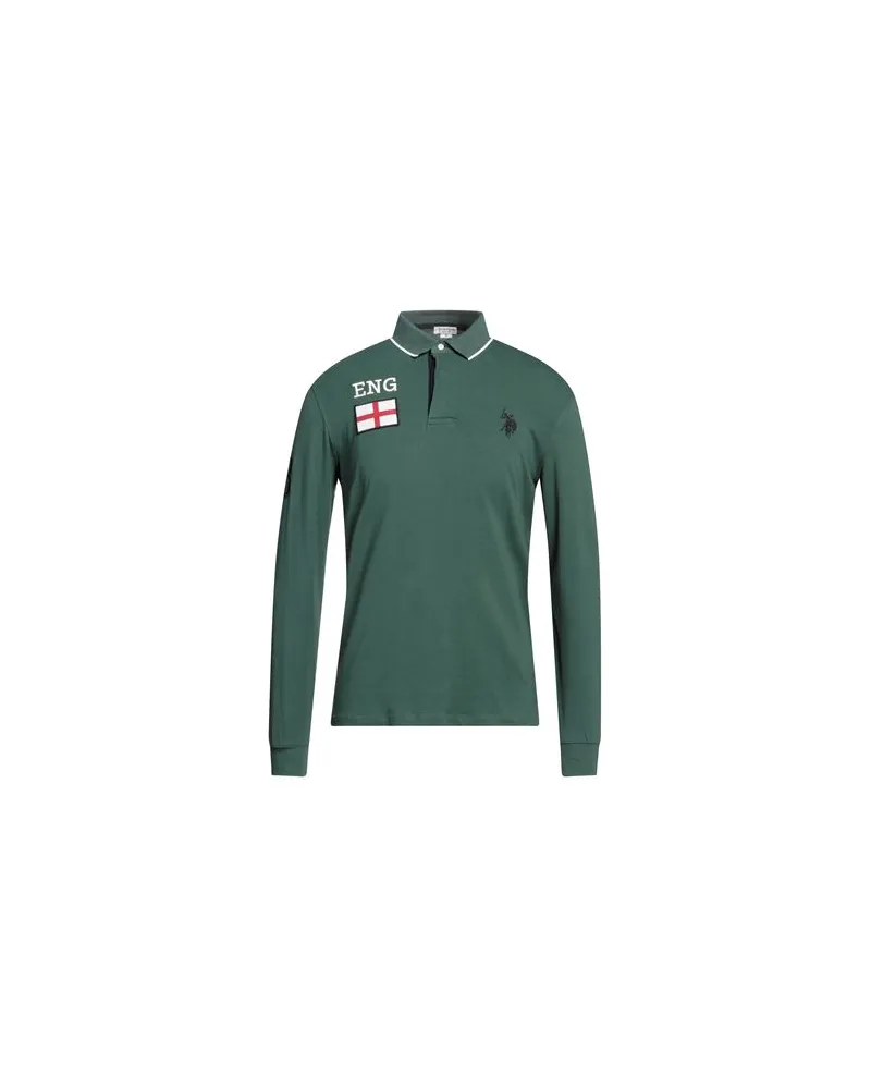 U.S. Polo Assn.  TOPS - Poloshirtsauf YOOX.COM Dunkelgrün