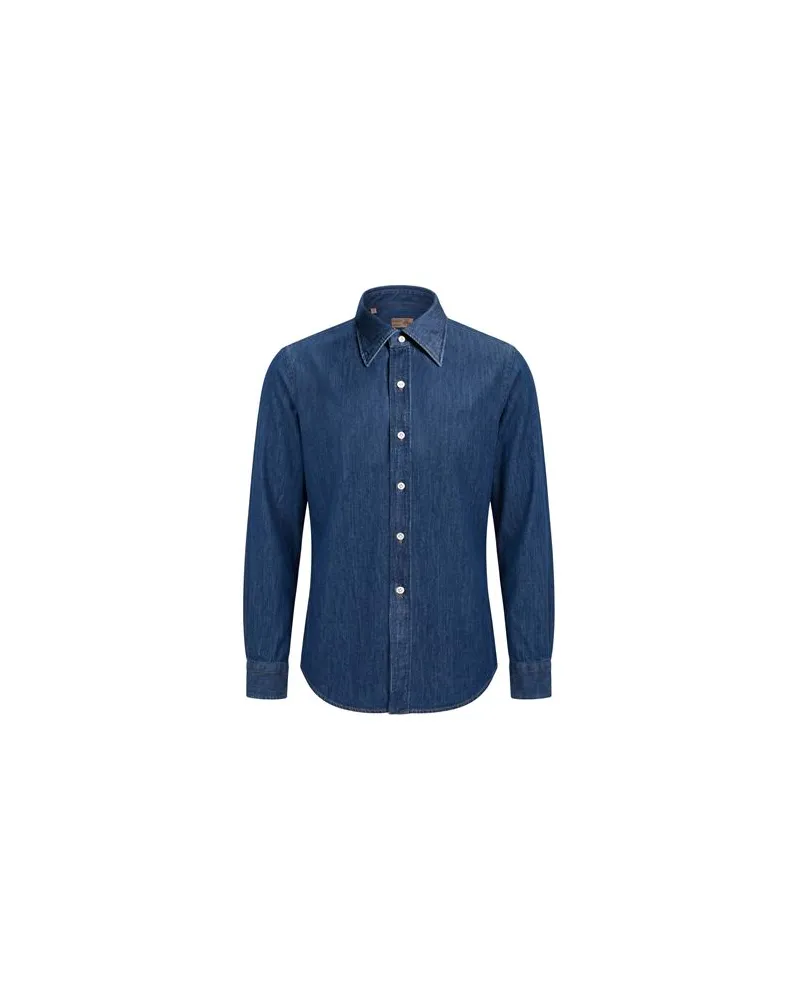 BARBA TOPS - Jeanshemdenauf YOOX.COM Blau
