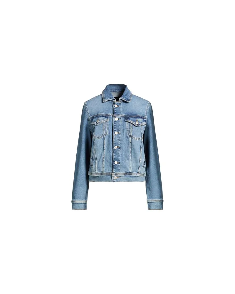 7 for all mankind JACKEN & MÄNTEL - Jeansjacken/Mäntelauf YOOX.COM Blau