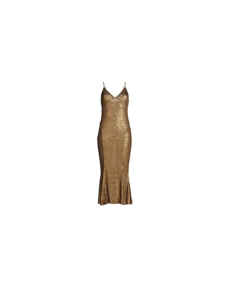 Norma Kamali KLEIDER - Maxi-Kleiderauf YOOX.COM Bronze