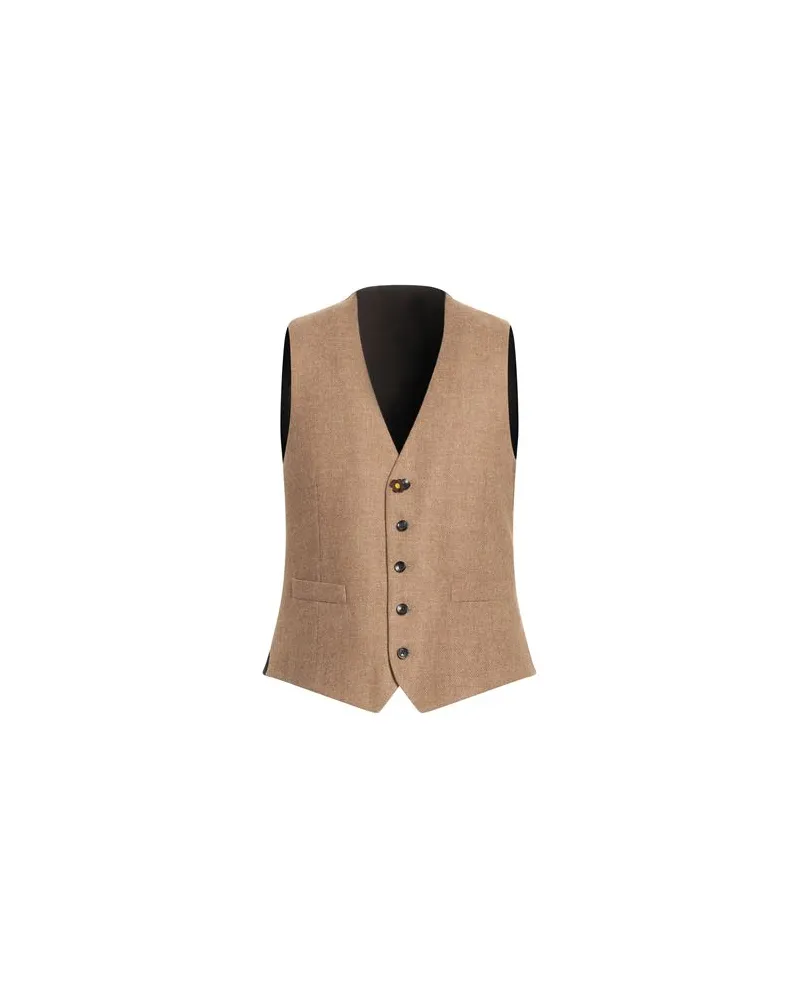 LARDINI ANZÜGE und CO-ORDS - Couture-Westenauf YOOX.COM Kamel