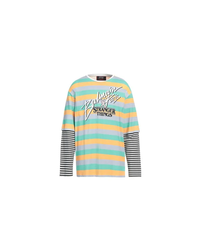 Balmain TOPS - T-shirtsauf YOOX.COM Hellblau