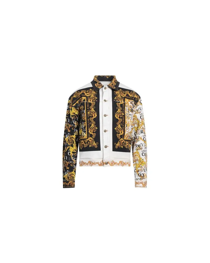 Versace Jeans JACKEN & MÄNTEL - Jeansjacken/Mäntelauf YOOX.COM Weiß