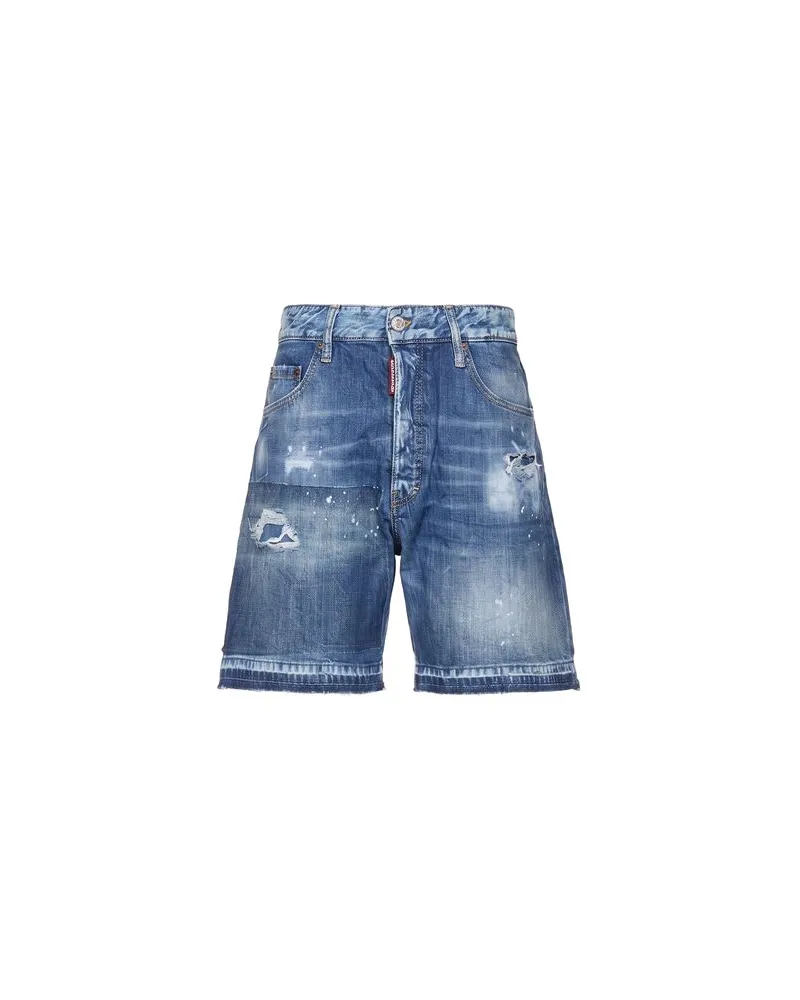 Dsquared2 HOSEN & RÖCKE - Jeansshortsauf YOOX.COM Blau