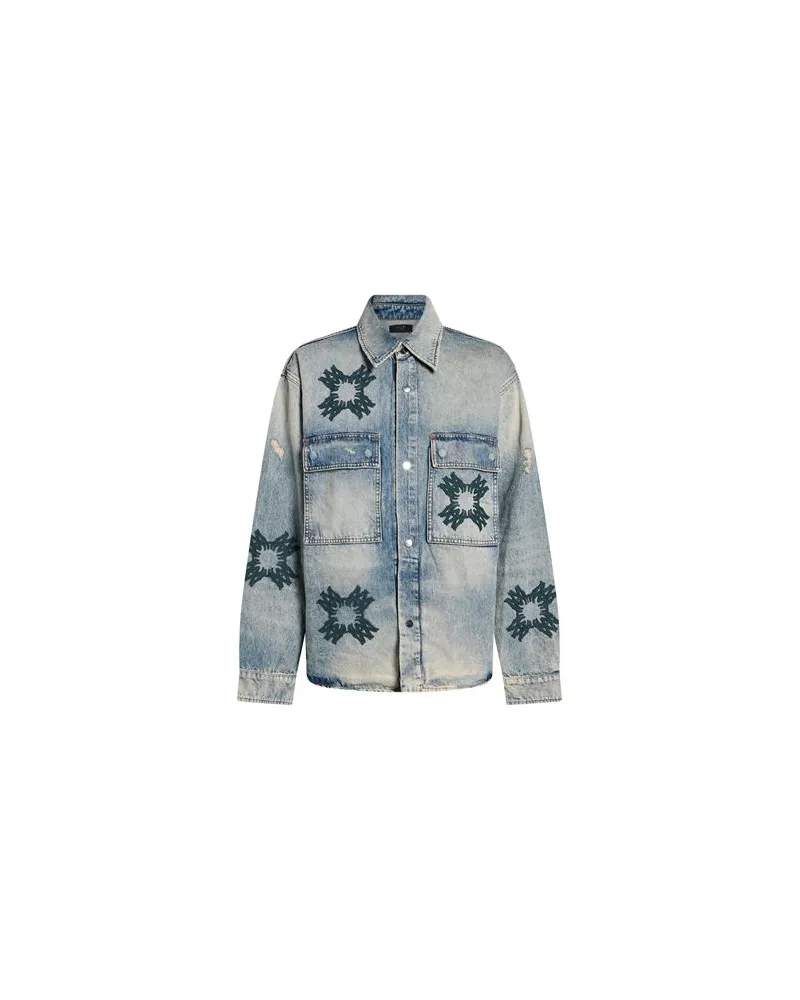 Amiri TOPS - Jeanshemdenauf YOOX.COM Blau