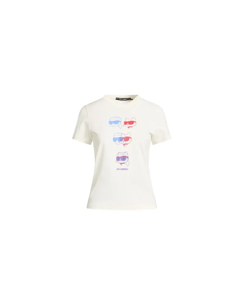 Karl Lagerfeld TOPS - T-shirtsauf YOOX.COM Elfenbein