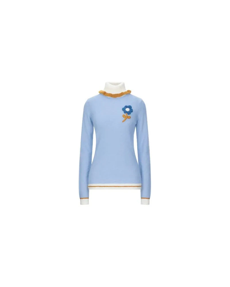 Manoush STRICKWAREN - Rollkragenpulloverauf YOOX.COM Himmelblau