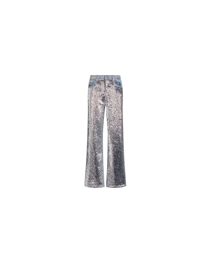 Maje HOSEN & RÖCKE - Jeanshosenauf YOOX.COM Blau