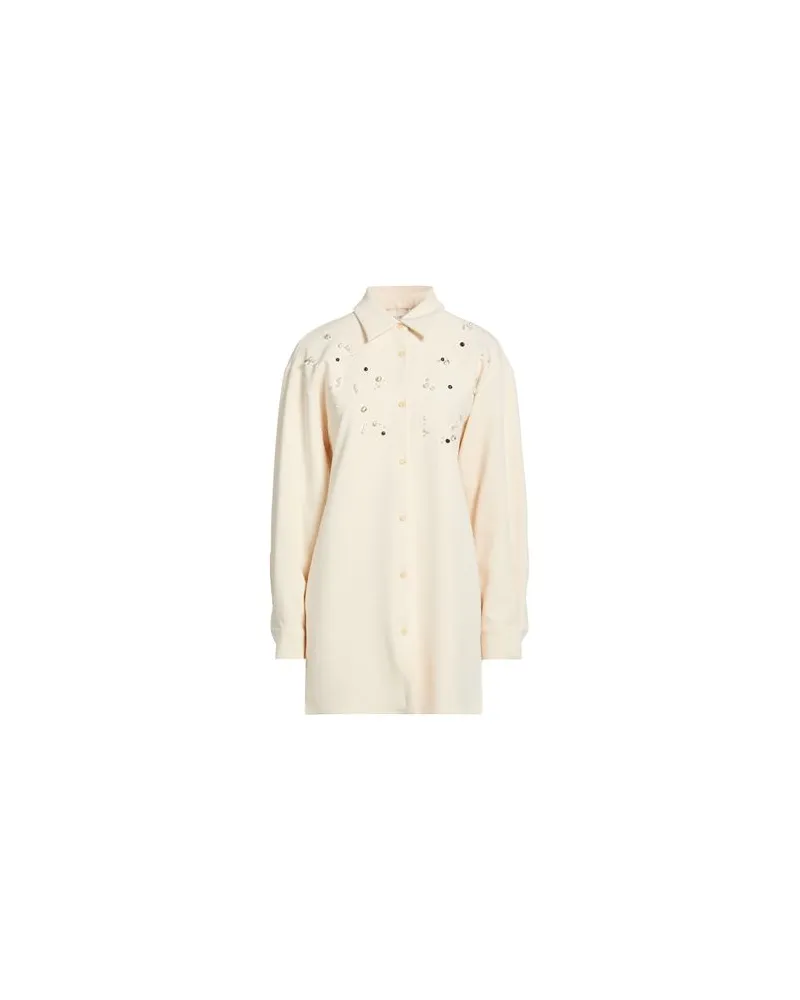 ALYSI CRÈME - TOPS - Hemdenauf YOOX.COM Cremeweiß