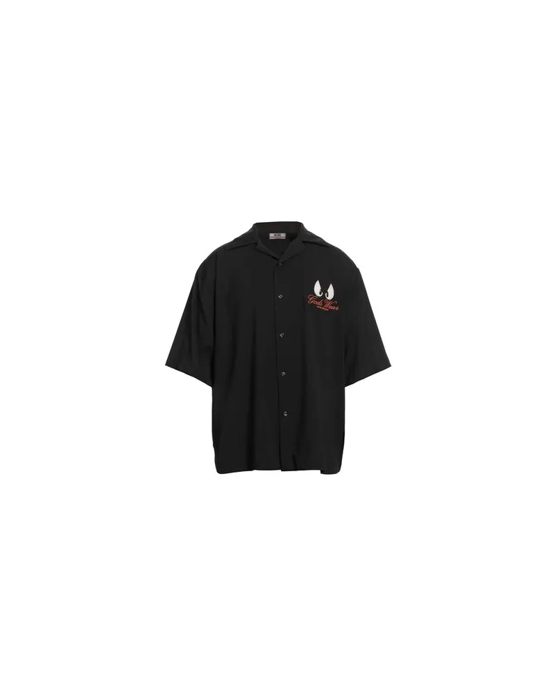 GCDS TOPS - Hemdenauf YOOX.COM Schwarz