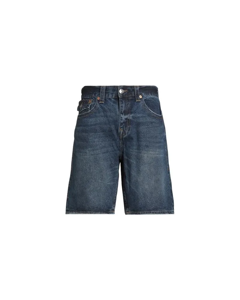 True Religion HOSEN & RÖCKE - Jeansshortsauf YOOX.COM Blau