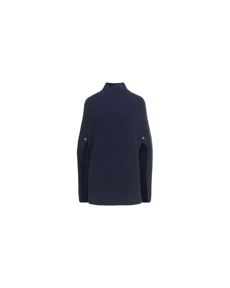 Elisabetta Franchi STRICKWAREN - Rollkragenpulloverauf YOOX.COM Blau