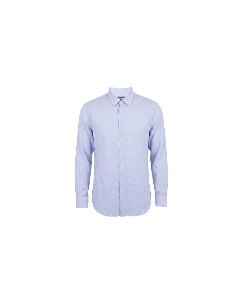 Emporio Armani TOPS - Hemdenauf YOOX.COM Blau