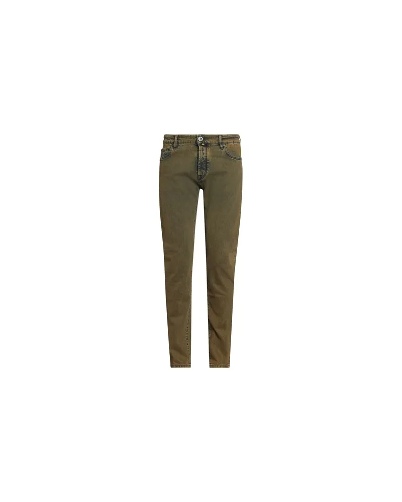 MOORER HOSEN & RÖCKE - Jeanshosenauf YOOX.COM Militärgrün