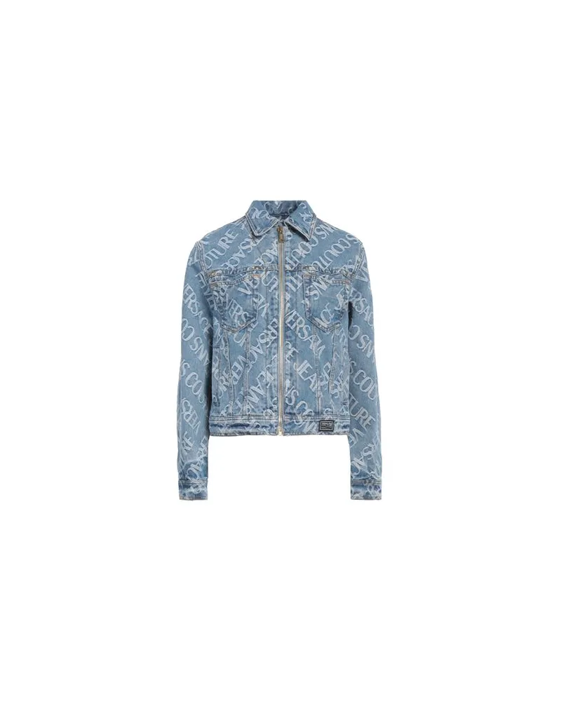 Versace Jeans JACKEN & MÄNTEL - Jeansjacken/Mäntelauf YOOX.COM Blau