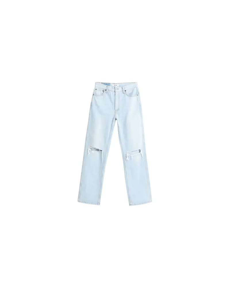 RE/DONE HOSEN & RÖCKE - Jeanshosenauf YOOX.COM Blau