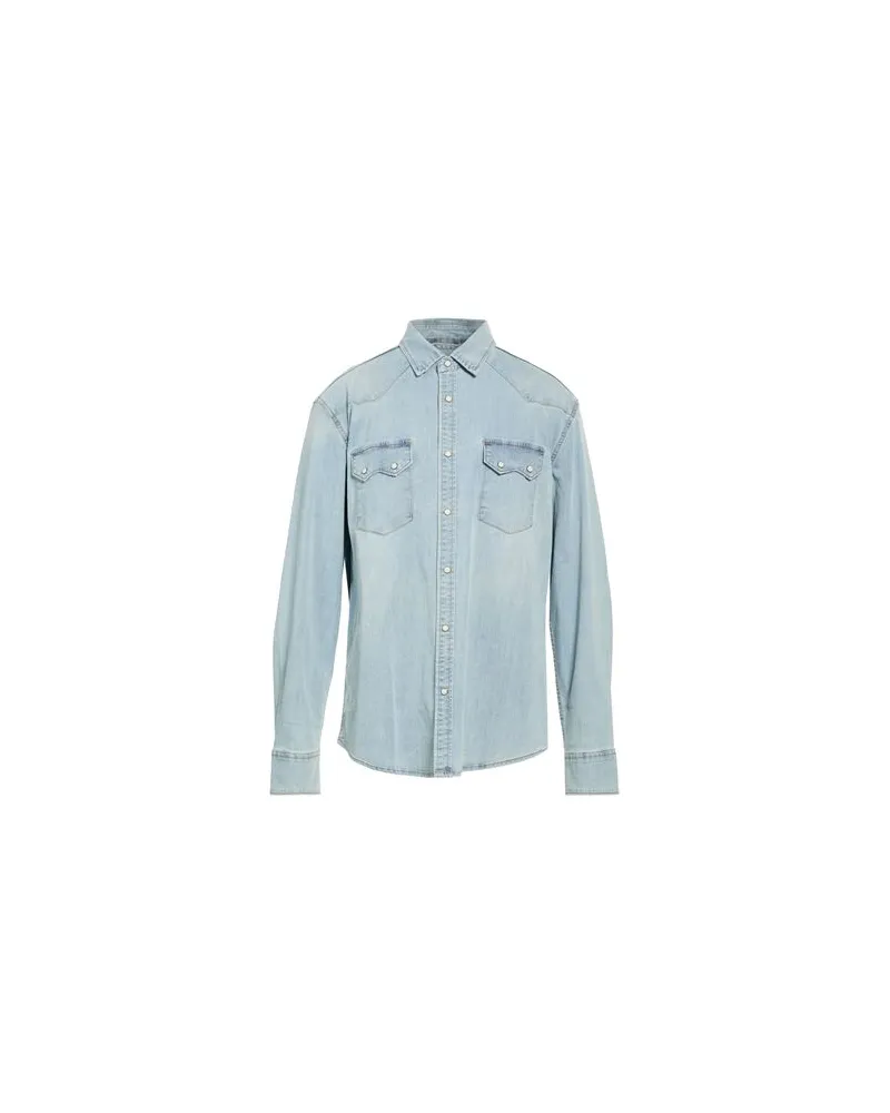 BERNA TOPS - Jeanshemdenauf YOOX.COM Blau