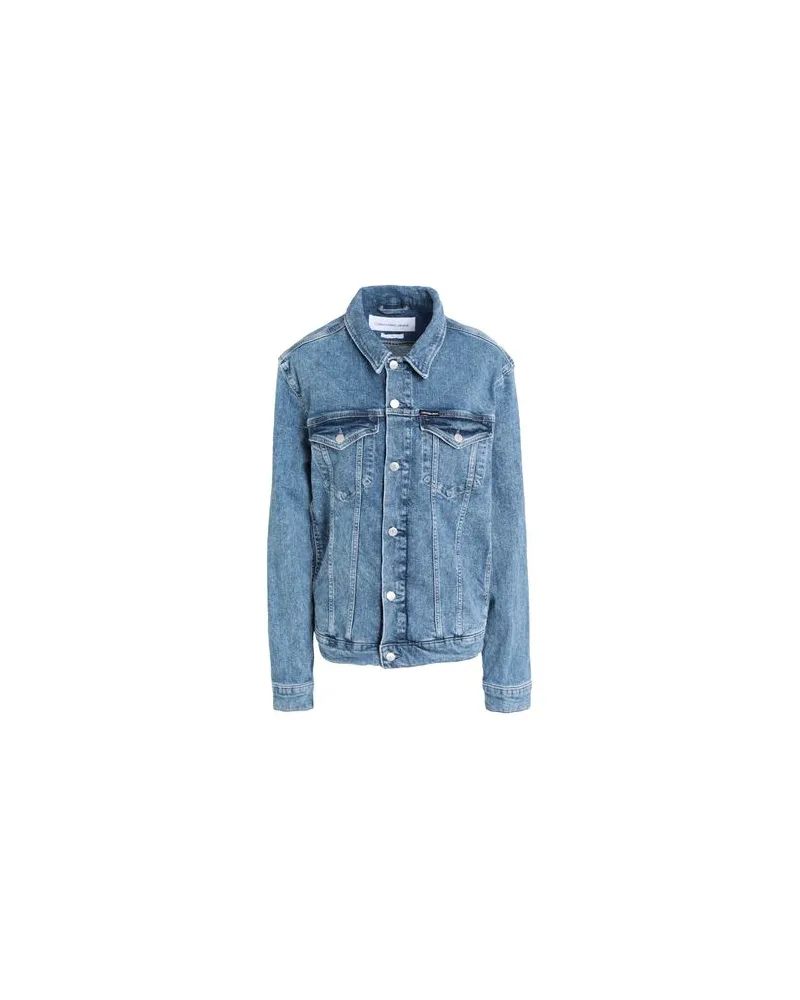 Calvin Klein JACKEN & MÄNTEL - Jeansjacken/Mäntelauf YOOX.COM Blau