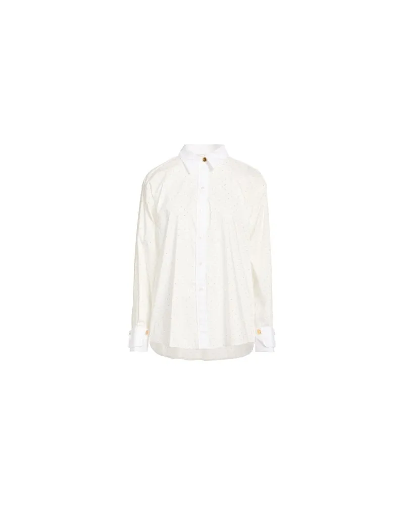 Elisabetta Franchi TOPS - Hemdenauf YOOX.COM Weiß