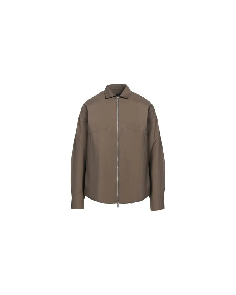 Armani Exchange TOPS - Hemdenauf YOOX.COM Braun