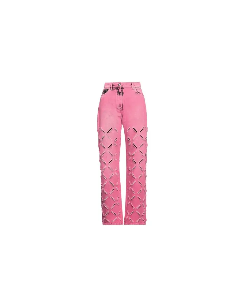 Versace HOSEN & RÖCKE - Jeanshosenauf YOOX.COM Fuchsia