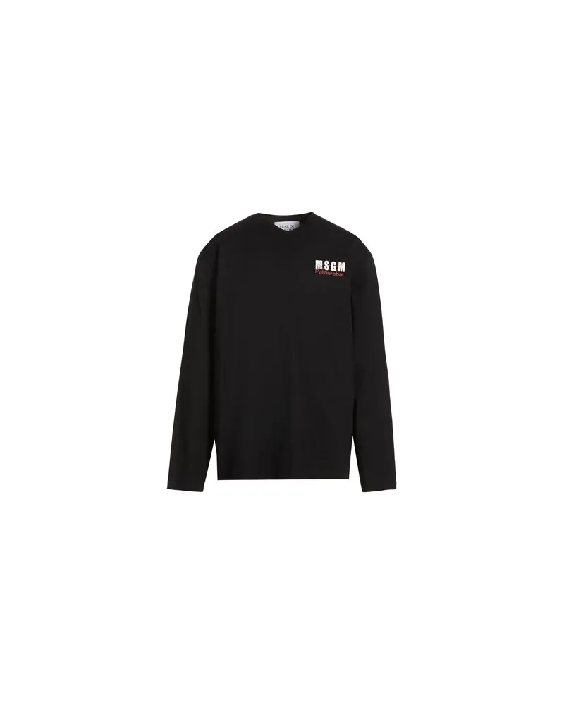 MSGM TOPS - T-shirtsauf YOOX.COM Schwarz