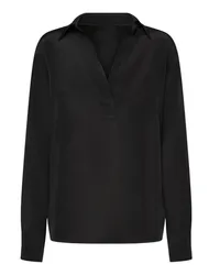 Max Mara Hemd Schwarz