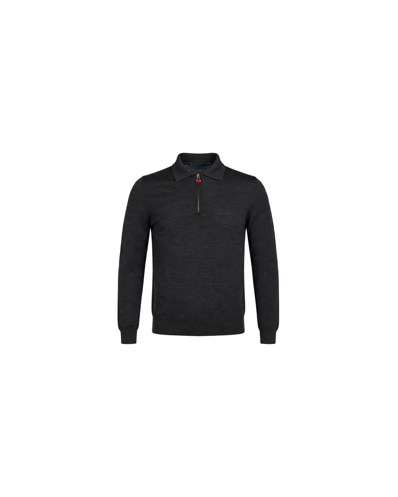 Kiton DIAMANTE BLUE - STRICKWAREN - Pulloverauf YOOX.COM Braungrau