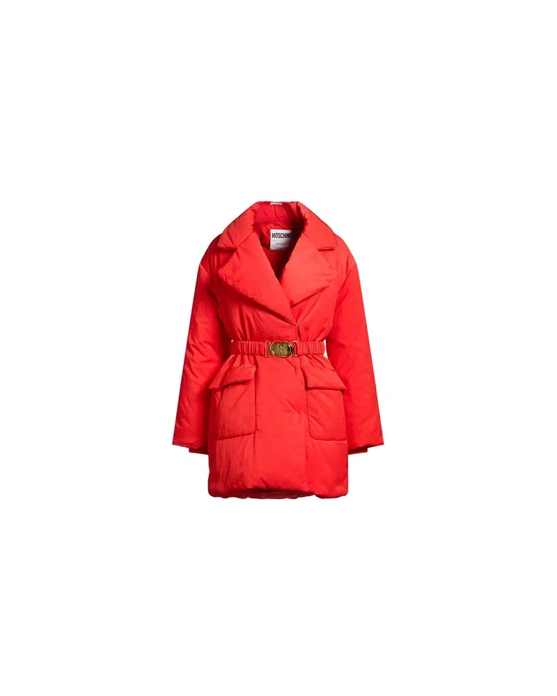 Moschino JACKEN & MÄNTEL - Pufferjacken & Daunenjackenauf YOOX.COM Tomatenrot