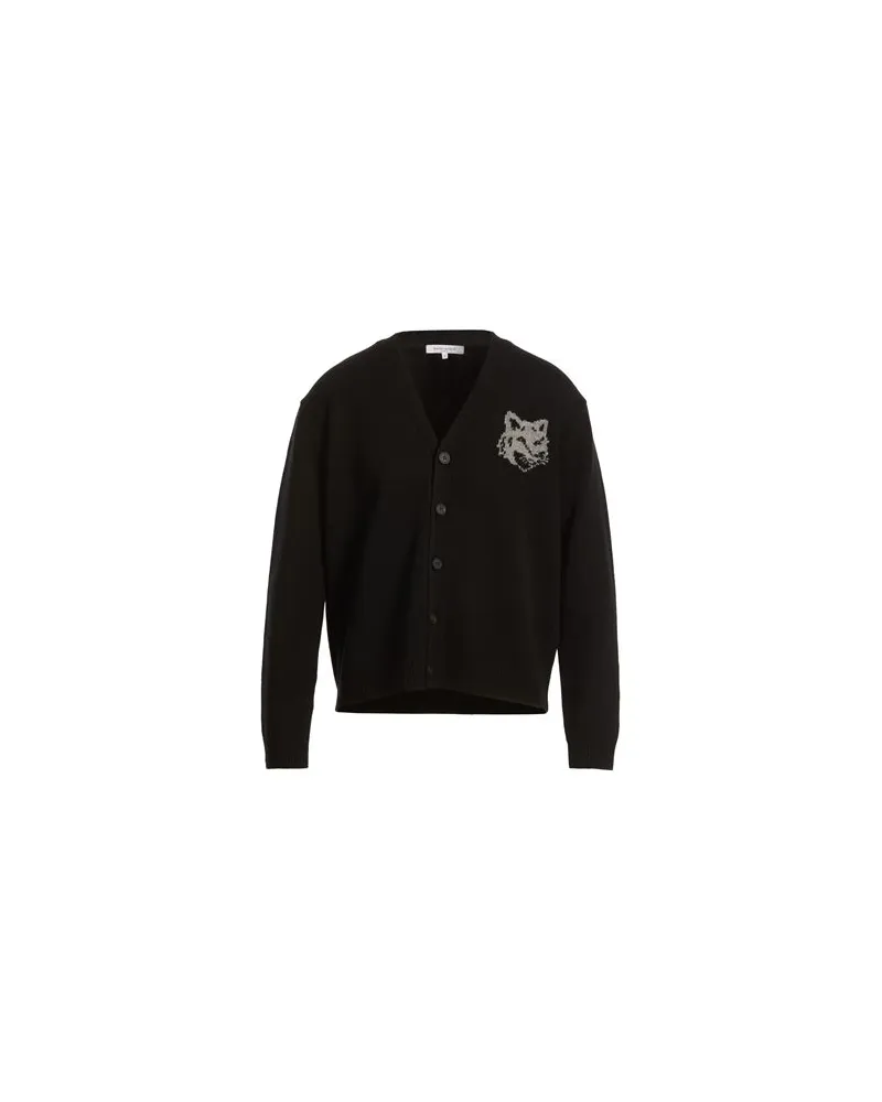 Kitsuné STRICKWAREN - Strickjackenauf YOOX.COM Schwarz
