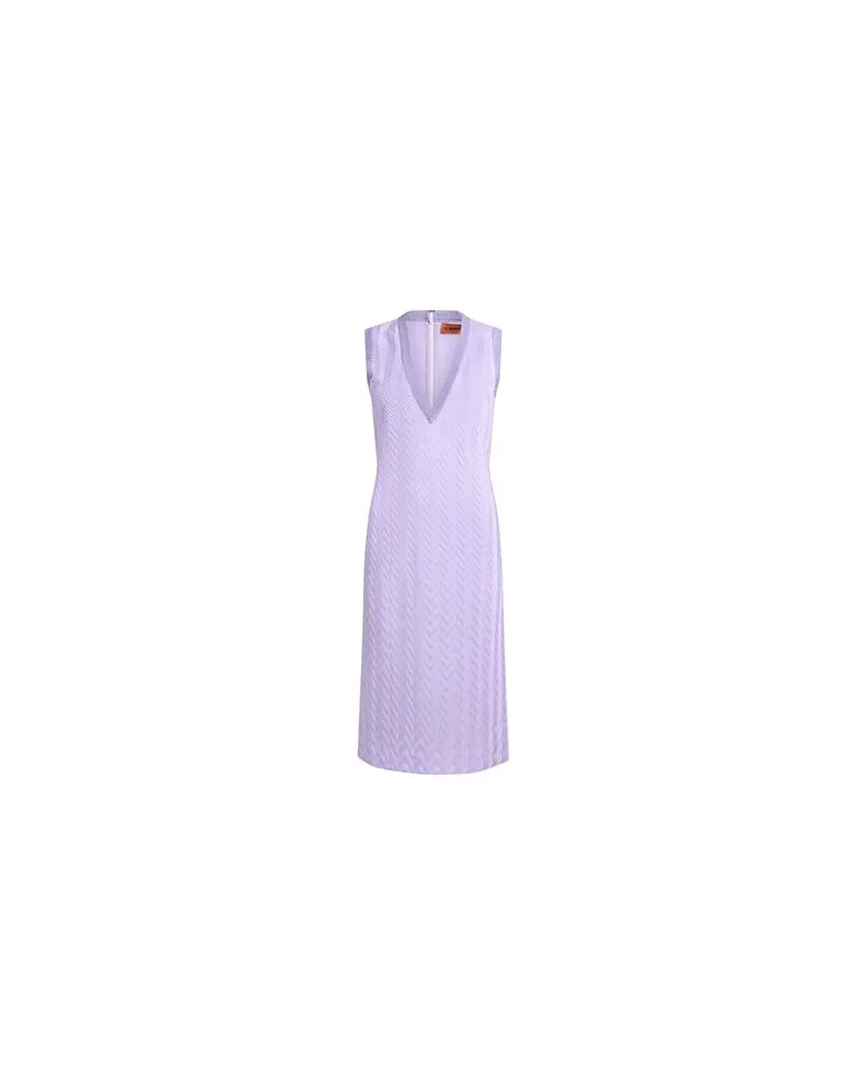 Missoni KLEIDER - Midi-Kleiderauf YOOX.COM Lila