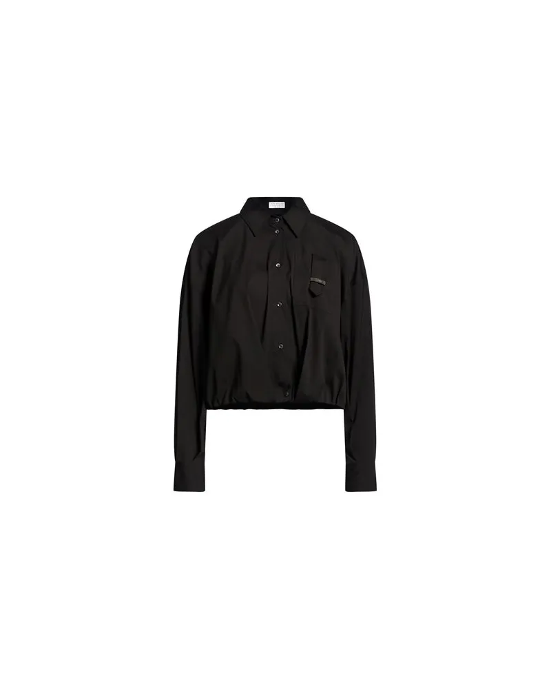 Brunello Cucinelli TOPS - Hemdenauf YOOX.COM Schwarz