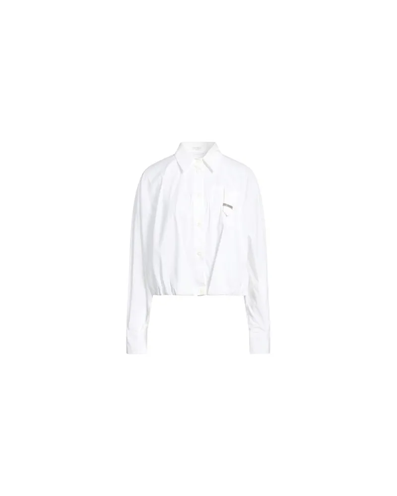 Brunello Cucinelli TOPS - Hemdenauf YOOX.COM Weiß
