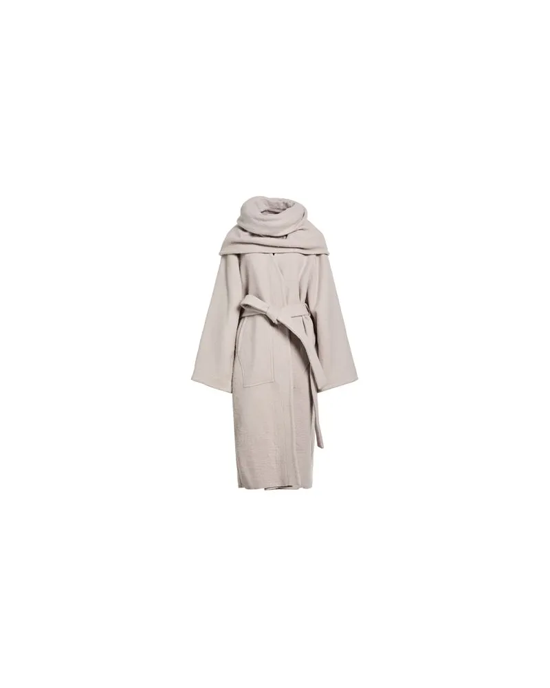 Rick Owens JACKEN & MÄNTEL - Mäntelauf YOOX.COM Hellgrau