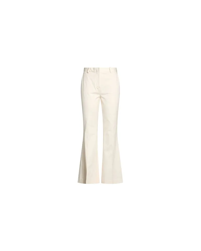 CIRCOLO 1901 HOSEN & RÖCKE - Hosenauf YOOX.COM Cremeweiß